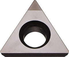 Kyocera - TPGB220.2 Grade KPD010 Polycrystalline Diamond (PCD) Turning Insert - Uncoated, 60° Triangle, 1/4" Inscr Circle, 1/8" Thick, 0.004" Corner Radius - Americas Industrial Supply
