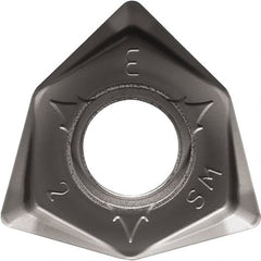 Kyocera - WNMU080608 SM Grade PR1525 Carbide Milling Insert - Megacoat Nano Finish, 6.65mm Thick, 0.8mm Corner Radius - Americas Industrial Supply