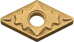 Kyocera - DNMG433 HQ Grade CA530 Carbide Turning Insert - TiCN/Al2O3/TiN Finish, 55° Diamond, 1/2" Inscr Circle, 3/16" Thick, 3/64" Corner Radius - Americas Industrial Supply