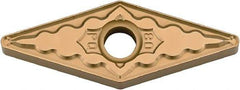 Kyocera - VNMG331 PQ Grade CA515 Carbide Turning Insert - TiCN/Al2O3/TiN Finish, 35° Diamond, 3/8" Inscr Circle, 3/16" Thick, 1/64" Corner Radius - Americas Industrial Supply