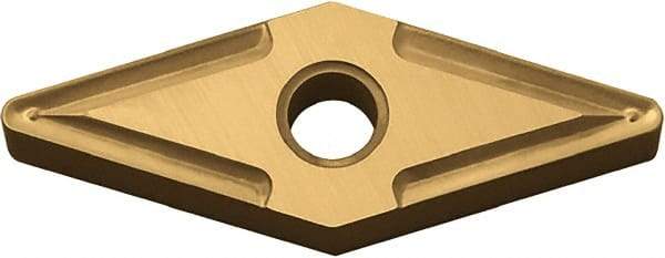 Kyocera - VNMG331 Grade CA515 Carbide Turning Insert - TiCN/Al2O3/TiN Finish, 35° Diamond, 3/8" Inscr Circle, 3/16" Thick, 1/64" Corner Radius - Americas Industrial Supply