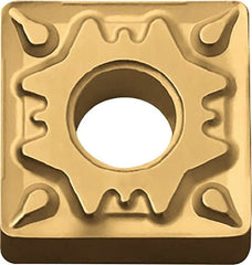 Kyocera - SNMG432 HQ Grade CA525 Carbide Turning Insert - TiCN/Al2O3/TiN Finish, 90° Square, 1/2" Inscr Circle, 3/16" Thick, 1/32" Corner Radius - Americas Industrial Supply