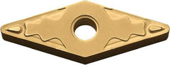 Kyocera - VNMG333 HQ Grade CA515 Carbide Turning Insert - TiCN/Al2O3/TiN Finish, 35° Diamond, 3/8" Inscr Circle, 3/16" Thick, 3/64" Corner Radius - Americas Industrial Supply