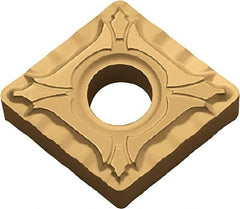 Kyocera - CNMG431 XP Grade CA525 Carbide Turning Insert - TiCN/Al2O3/TiN Finish, 80° Diamond, 1/2" Inscr Circle, 3/16" Thick, 1/64" Corner Radius - Americas Industrial Supply