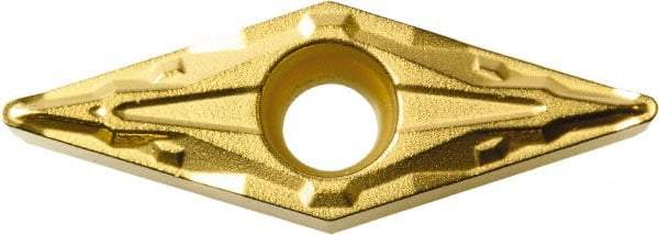 Kyocera - VBMT222 PP Grade PR1225 Carbide Turning Insert - Megacoat Finish, 35° Diamond, 1/4" Inscr Circle, 1/8" Thick, 1/32" Corner Radius - Americas Industrial Supply