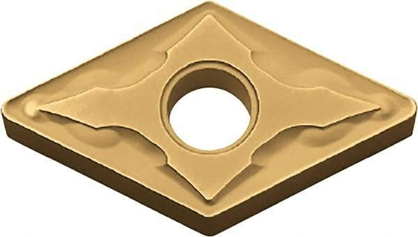 Kyocera - DNMG331 GS Grade CA530 Carbide Turning Insert - TiCN/Al2O3/TiN Finish, 55° Diamond, 3/8" Inscr Circle, 3/16" Thick, 1/64" Corner Radius - Americas Industrial Supply