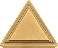 Kyocera - TPMR321 Grade CA525 Carbide Turning Insert - TiCN/Al2O3/TiN Finish, 60° Triangle, 3/8" Inscr Circle, 1/8" Thick, 1/64" Corner Radius - Americas Industrial Supply