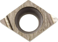 Kyocera - JCET110905 FSF Grade TN60 Cermet Turning Insert - Uncoated, 70° Diamond, 3.5052mm Inscr Circle, 1.397mm Thick, 0.2032mm Corner Radius - Americas Industrial Supply