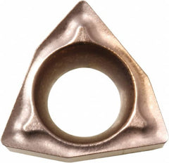 Kyocera - WBMT1.51.51 DP Grade CA530 Carbide Turning Insert - TiCN/Al2O3/TiN Finish, 80° Trigon, 3/16" Inscr Circle, 3/32" Thick, 1/64" Corner Radius - Americas Industrial Supply
