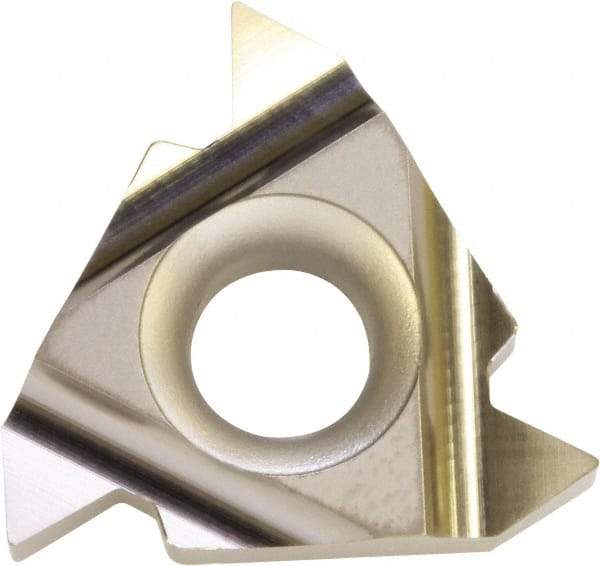 Kyocera - TNN32 Grade TC60, Internal UN Threading Insert - 14 TPI Int Pitch, Right Hand Insert, NbC Finish, Cermet - Americas Industrial Supply