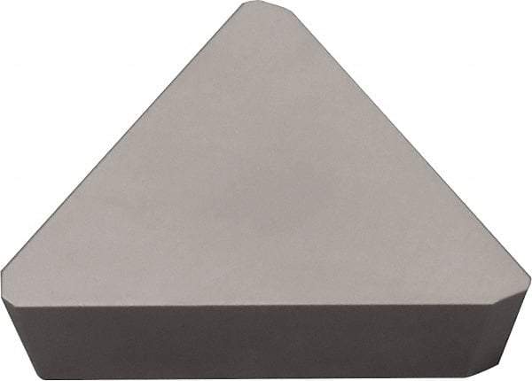 Kyocera - TPK32 Grade TN100M Cermet Milling Insert - TiCN/NbC Finish, 1/8" Thick, 3/8" Inscribed Circle - Americas Industrial Supply