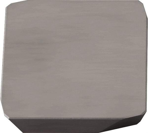 Kyocera - SPCN42 Grade TN100M Cermet Milling Insert - TiCN/NbC Finish, 1/8" Thick, 1/2" Inscribed Circle - Americas Industrial Supply