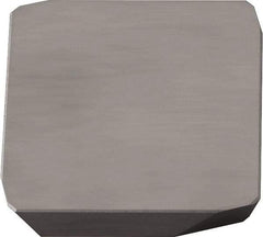 Kyocera - SPCN42 Grade TN100M Cermet Milling Insert - TiCN/NbC Finish, 1/8" Thick, 1/2" Inscribed Circle - Americas Industrial Supply