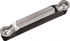 Kyocera - 3020GDM CM Grade PR1535, 3mm Cutting Width Carbide Grooving Insert - Neutral, 1.5mm Corner Radius, Megacoat Nano Finish - Americas Industrial Supply