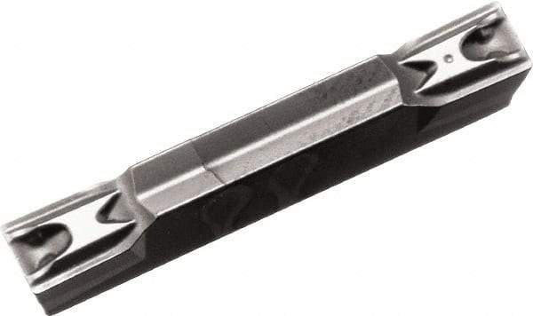 Kyocera - 3020GDM GL Grade PR1225, 3mm Cutting Width Carbide Grooving Insert - Neutral, 0.4mm Corner Radius, Megacoat Finish - Americas Industrial Supply