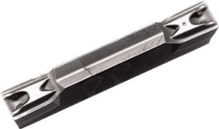Kyocera - 3020GDM GL Grade PR1225, 3mm Cutting Width Carbide Grooving Insert - Neutral, 0.4mm Corner Radius, Megacoat Finish - Americas Industrial Supply