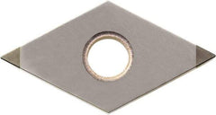 Kyocera - DNGA430.5 Grade KBN510 CBN Turning Insert - Uncoated, 55° Diamond, 1/2" Inscr Circle, 3/16" Thick, 0.008" Corner Radius - Americas Industrial Supply