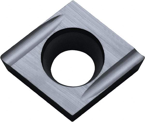 Kyocera - CCET32.50.1 USF Grade PR930 Carbide Turning Insert - TiCN Finish, 80° Diamond, 3/8" Inscr Circle, 5/32" Thick, 0.001" Corner Radius - Americas Industrial Supply