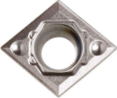 Kyocera - CCMT32.52 HQ Grade CA525 Carbide Turning Insert - TiCN/Al2O3/TiN Finish, 80° Diamond, 3/8" Inscr Circle, 5/32" Thick, 1/32" Corner Radius - Americas Industrial Supply