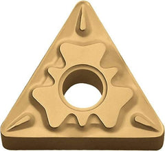 Kyocera - TNMG231 HQ Grade CA515 Carbide Turning Insert - TiCN/Al2O3/TiN Finish, 60° Triangle, 1/4" Inscr Circle, 3/16" Thick, 1/64" Corner Radius - Americas Industrial Supply
