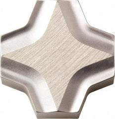 Kyocera - SNMF120421 Grade TN90 Cermet Turning Insert - Uncoated, 90° Square, 1/2" Inscr Circle, 3/16" Thick - Americas Industrial Supply