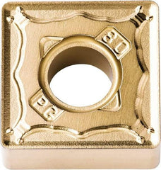 Kyocera - SNMG433 PG Grade CA515 Carbide Turning Insert - TiCN/Al2O3/TiN Finish, 90° Square, 1/2" Inscr Circle, 3/16" Thick, 3/64" Corner Radius - Americas Industrial Supply