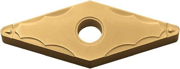Kyocera - VNMG332 GP Grade CA515 Carbide Turning Insert - TiCN/Al2O3/TiN Finish, 35° Diamond, 3/8" Inscr Circle, 3/16" Thick, 1/32" Corner Radius - Americas Industrial Supply