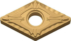 Kyocera - DNMG432 XP Grade CA515 Carbide Turning Insert - TiCN/Al2O3/TiN Finish, 55° Diamond, 1/2" Inscr Circle, 3/16" Thick, 1/32" Corner Radius - Americas Industrial Supply