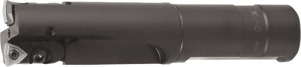 Kyocera - 3-1/8" Max Drill Depth, 3.06" Diam, Indexable Insert Drill - 2 Inserts, 1-1/2" Shank Diam, Whistle Notch Shank - Americas Industrial Supply