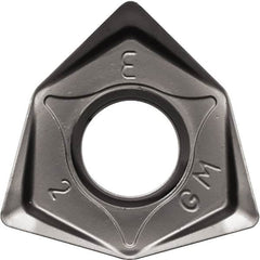 Kyocera - WNMU080604 GM Grade CA6535 Carbide Milling Insert - TiCN/Al2O3/TiN Finish, 6.65mm Thick, 0.4mm Corner Radius - Americas Industrial Supply