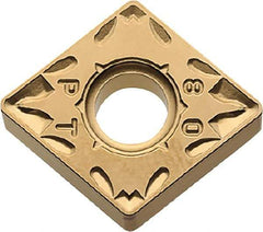 Kyocera - CNMG543 PT Grade CA525 Carbide Turning Insert - TiCN/Al2O3/TiN Finish, 80° Diamond, 5/8" Inscr Circle, 1/4" Thick, 3/64" Corner Radius - Americas Industrial Supply