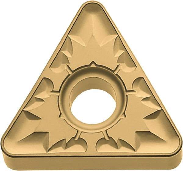 Kyocera - TNMG333 ZS Grade CA4515 Carbide Turning Insert - TiCN/Al2O3 Finish, 60° Triangle, 3/8" Inscr Circle, 3/16" Thick, 3/64" Corner Radius - Americas Industrial Supply