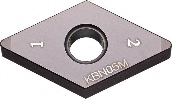 Kyocera - DNGA436 H Grade KBN05M CBN Turning Insert - Megacoat Finish, 55° Diamond, 1/2" Inscr Circle, 3/16" Thick, 3/32" Corner Radius - Americas Industrial Supply