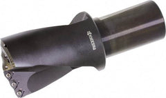 Kyocera - 4" Max Drill Depth, 4" Diam, Indexable Insert Drill - 6 Inserts, 2" Shank Diam, Whistle Notch Shank - Americas Industrial Supply