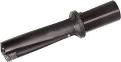 Kyocera - 2.95" Max Drill Depth, 25mm Diam, Indexable Insert Drill - 2 Inserts, 1" Shank Diam, Whistle Notch Shank - Americas Industrial Supply