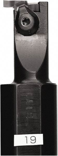 Kyocera - GIV, Internal, Right Hand, 2.2mm Max Depth of Cut, 0.031 to 0.122" Groove Width, Indexable Grooving Tool Holder - GV.. 020A Insert Compatibility, 15mm Shank Width, 175mm OAL - Americas Industrial Supply