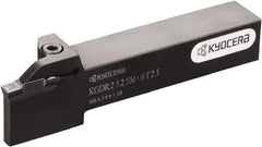 Kyocera - KGD, External, Left Hand, 19.9898mm Max Depth of Cut, 3 to 4mm Groove Width, Indexable Grooving Tool Holder - Multiple Insert Compatibility, 1" Shank Height, 1" Shank Width, 5.9" OAL - Americas Industrial Supply