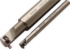 Kyocera - Sige, Internal, Right Hand, 1.5mm Max Depth of Cut, 0.039 to 0.197" Groove Width, Indexable Grooving Tool Holder - Multiple Insert Compatibility, 7.2mm Shank Width, 125mm OAL, Through Coolant - Americas Industrial Supply