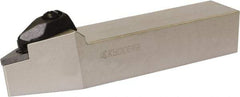 Kyocera - DVVN, Neutral Cut, 72.50° Lead Angle, 25mm Shank Height x 25mm Shank Width, Negative Rake Indexable Turning Toolholder - 150mm OAL, VN.. 33 Insert Compatibility, Series DVVN - Americas Industrial Supply