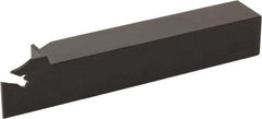 Kyocera - KTKHR, Right Hand Cut, 0.65" Max Depth of Cut, 1.3" Max Workpc Diam, TKN 2(-P), TKN 2.4, TKR/L 2(-P), TKR/L 2.4 Insert, Indexable Cutoff Toolholder - 6" OAL, 1/2" Shank Height, 5.3" Shank Length - Americas Industrial Supply