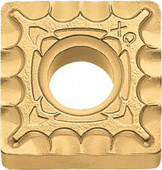 Kyocera - SNMG432 XQ Grade CA525 Carbide Turning Insert - TiCN/Al2O3/TiN Finish, 90° Square, 1/2" Inscr Circle, 3/16" Thick, 1/32" Corner Radius - Americas Industrial Supply