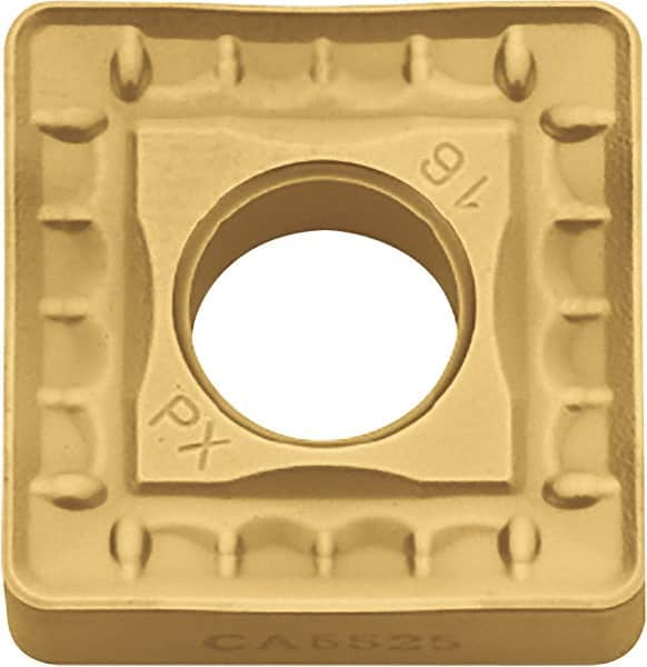 Kyocera - SNMM643 PX Grade CA530 Carbide Turning Insert - TiCN/Al2O3/TiN Finish, 90° Square, 3/4" Inscr Circle, 1/4" Thick, 3/64" Corner Radius - Americas Industrial Supply