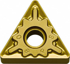 Kyocera - TNMG433 PS Grade CA6525 Carbide Turning Insert - TiCN/Al2O3/TiN Finish, 60° Triangle, 1/2" Inscr Circle, 3/16" Thick, 3/64" Corner Radius - Americas Industrial Supply