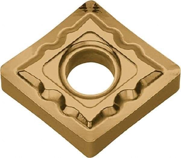 Kyocera - CNMG432 TK Grade CA6515 Carbide Turning Insert - TiCN/Al2O3/TiN Finish, 80° Diamond, 1/2" Inscr Circle, 3/16" Thick, 1/32" Corner Radius - Americas Industrial Supply