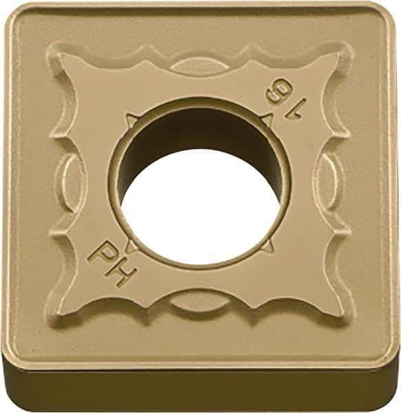 Kyocera - SNMG643 PH Grade CA525 Carbide Turning Insert - TiCN/Al2O3/TiN Finish, 90° Square, 3/4" Inscr Circle, 1/4" Thick, 3/64" Corner Radius - Americas Industrial Supply