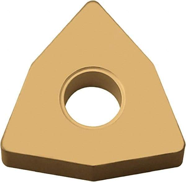 Kyocera - WNMA432 Grade CA4515 Carbide Turning Insert - TiCN/Al2O3 Finish, 80° Trigon, 1/2" Inscr Circle, 3/16" Thick, 1/32" Corner Radius - Americas Industrial Supply