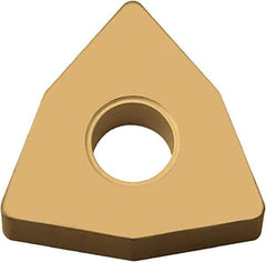 Kyocera - WNMA432 Grade CA4515 Carbide Turning Insert - TiCN/Al2O3 Finish, 80° Trigon, 1/2" Inscr Circle, 3/16" Thick, 1/32" Corner Radius - Americas Industrial Supply