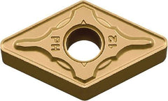 Kyocera - DNMG434 PH Grade CA525 Carbide Turning Insert - TiCN/Al2O3/TiN Finish, 55° Diamond, 1/2" Inscr Circle, 3/16" Thick, 1/16" Corner Radius - Americas Industrial Supply