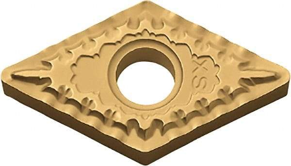 Kyocera - DNMG432 XS Grade CA525 Carbide Turning Insert - TiCN/Al2O3/TiN Finish, 55° Diamond, 1/2" Inscr Circle, 3/16" Thick, 1/32" Corner Radius - Americas Industrial Supply