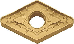 Kyocera - DNMM443 PX Grade CA515 Carbide Turning Insert - TiCN/Al2O3/TiN Finish, 55° Diamond, 1/2" Inscr Circle, 1/4" Thick, 3/64" Corner Radius - Americas Industrial Supply